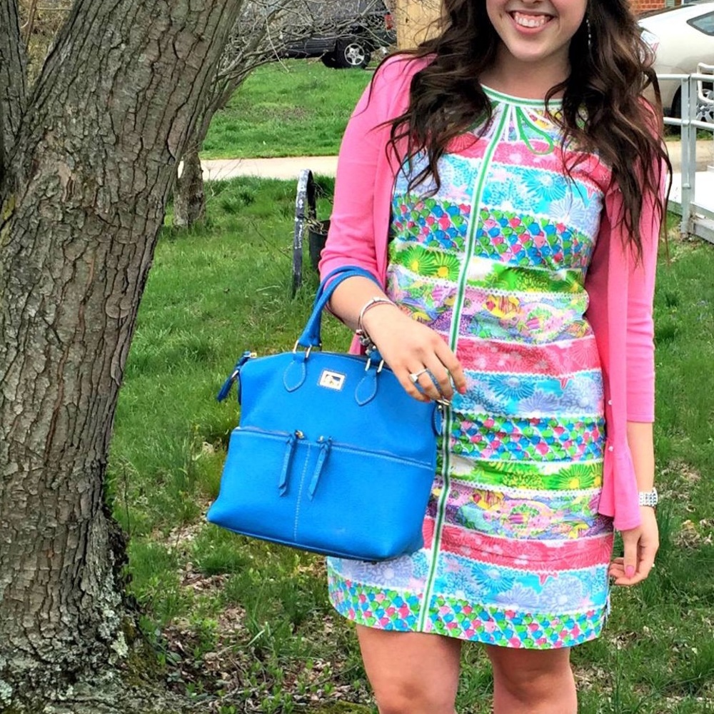 RARE Lilly Pulitzer Lagoony Patch Shift Dress